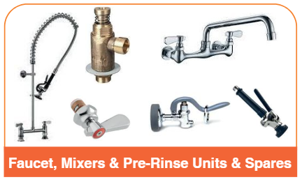Faucet, Mixer & Pre-Rinse Units & Spares